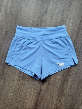 GOAT USA Light Blue Athletic Running Shorts Sz Small